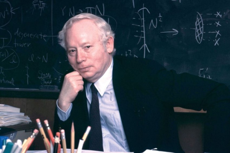 Steven Weinberg im Jahr 2008 in seinem Arbeitszimmer (Foto: Larry Murphy, The...