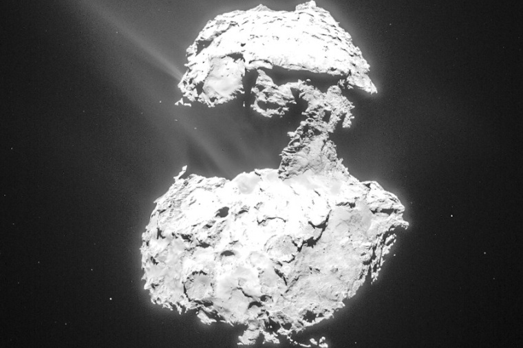 Abb.: Der Komet 67P/Churyumov-Gerasimenko, kurz Chury, wurde während der...