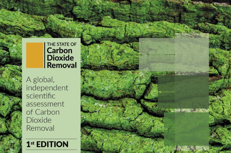Abb.: Erste Ausgabe des Berichts über die CO2-Entnahmen aus der Atmosphäre....
