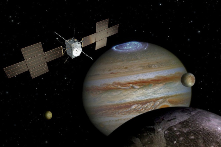 Abb.: Die Raumsonde JUICE – JUpiter ICy Moons Explorer – soll im Juli 2031...
