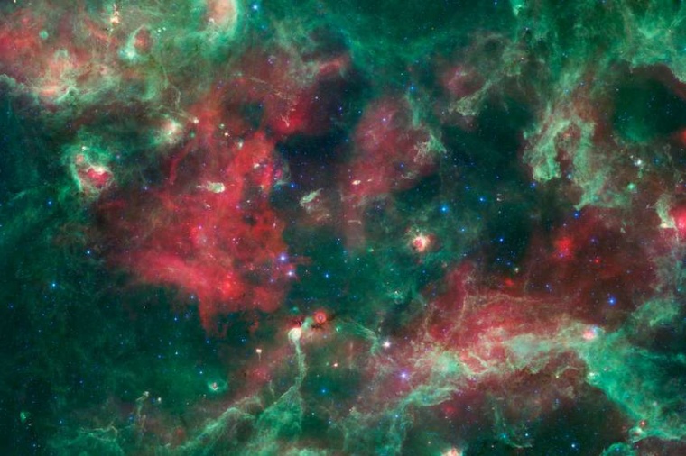 Abb.: In der Region Cygnus-X entstehen ständig neue Sterne. (Bild: Nasa /...