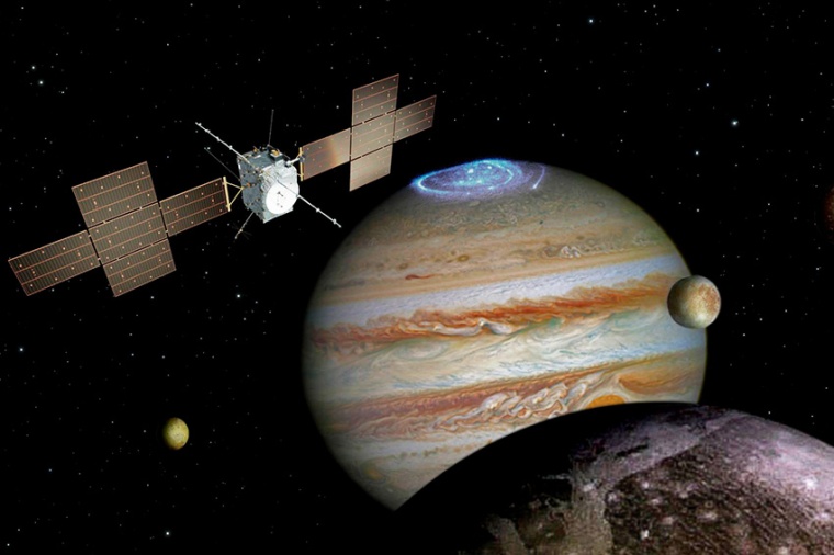 Die Sonde Juice soll 2031 im Jupitersystem ankommen und vor allem dessen...