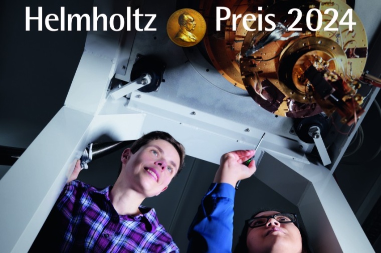 Abb.: Poster für den Helmholtz-Preis 2024 (Bild: PTB)