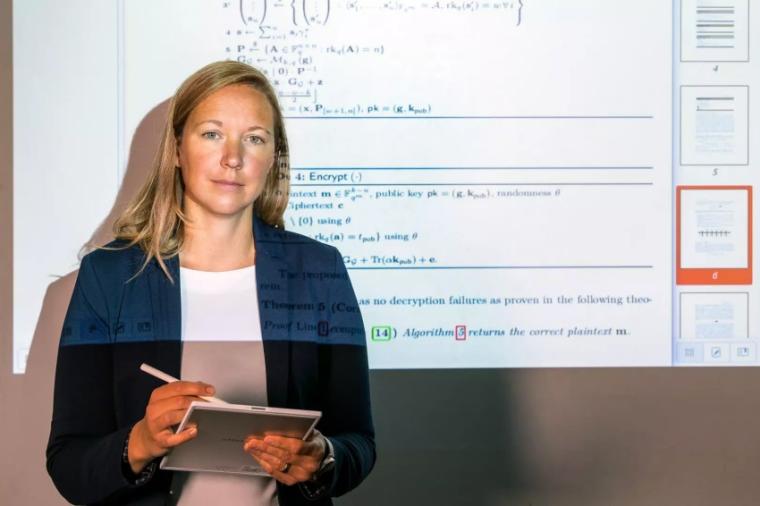 Abb.: Antonia Wachter-Zeh, Professorin für Codierung und Kryptographie
