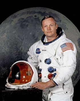 Neil Armstrong am 1. Juli 1969