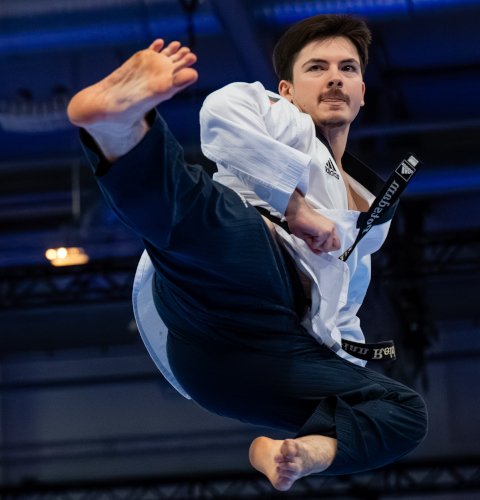 Fabian Reich im Poomsae-Teamfinale