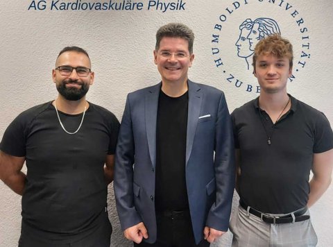 v.l.n.r.: Oruç Kahriman,
Niels Wessel, Dominik Kranz