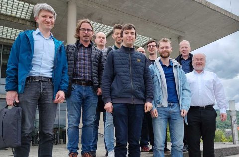 Teilnehmende des 3D_NLM-Kickoffs in Ilmenau