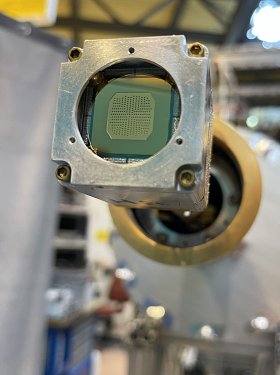 Das Detektor-Array mit den 248 Sensoren