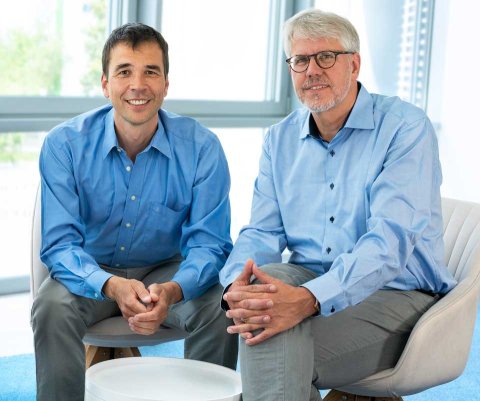Dr. Frank Lison (l.), Dr. Wilhelm Kaenders