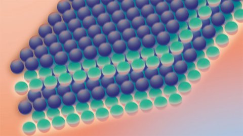 Tantaldisulfid besteht aus Schichten, von denen eine beim Abkühlen supraleitend wird, während die andere als Isolator wirkt