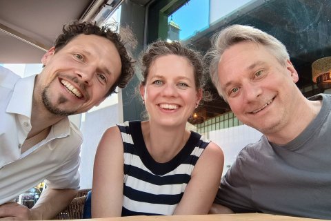 Projektleiter*innen des Kollaborationsprojekts: Jun.-Prof. Mario Chemnitz, Prof. Birgit Stiller, Prof. Markus A. Schmidt (v.l.n.r.)