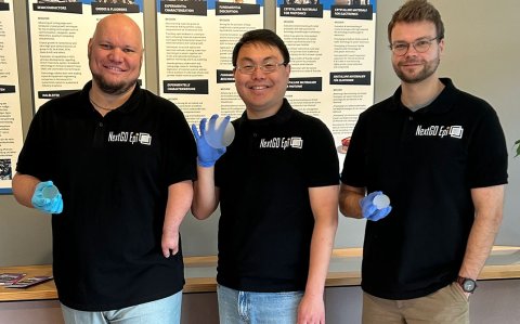 Das NextGO Epi Team: v.l.n.r. Dr. Andreas Fiedler, Dr. Ta-Shun Chou, Dr. Andreas Popp | Foto: IKZ