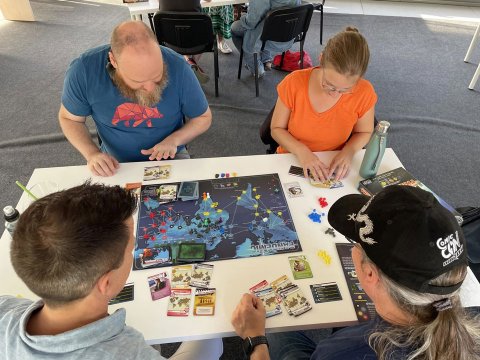 Ein erster Test von Science Gaming, dem von der Klaus Tschira Stiftung geförderten Projekt.