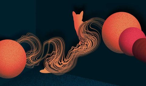 Die Verschränkung von Molekül und Atom in einen sogenannten Schrödinger-Katzen-Zustand macht das Atom zum Sensor für Veränderungen am Molekül.