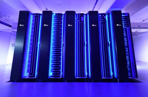 ATERUI III,” the dedicated-astronomy supercomputer operated by NAOJ. ATERUI III has a total theoretical performance of 1.99 petaflops