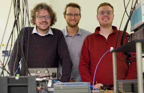 Michael Kues, Robert Johanning und Philip Rübeling (von links nach rechts)