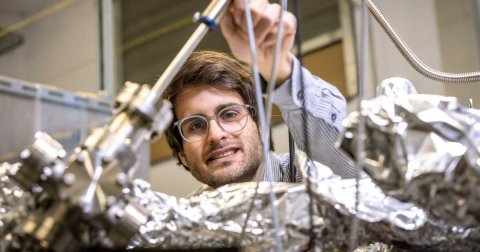 Marcus Ossiander vom Institut für Experimentalphysik der TU Graz. Bildquelle: Lunghammer - TU Graz