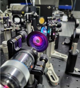 DMD-Mikroskopaufbau in der AG LIMMA.